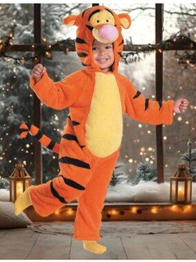 Disney Winnie the Pooh Tigger 2 Pc Halloween Costume Size 12-18 M